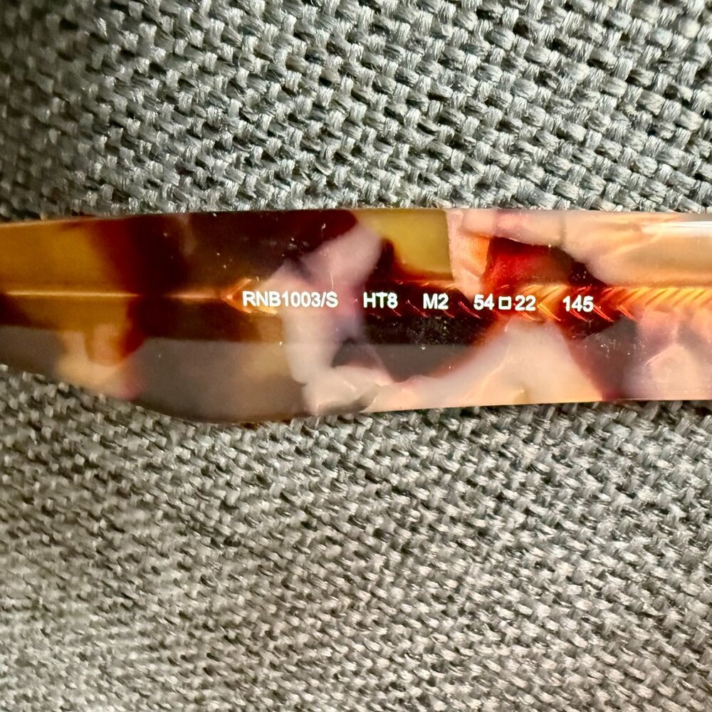 Turquoise -  RAG & BONE Polarized Cat-Eye Sunglasses w/Case RNB1003/S - Picture 3 of 4